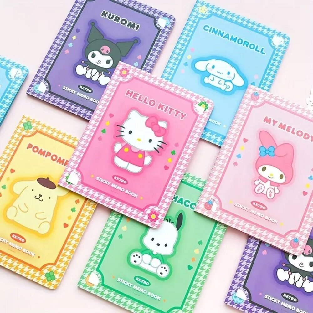 #FAM-070 Hello Kitty NoteBook Notepad Sticky Note Book - You Choose - Picture 7 of 9